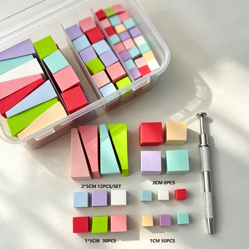 Macaron Color Gradient Nail Art Stamping Sponge Block